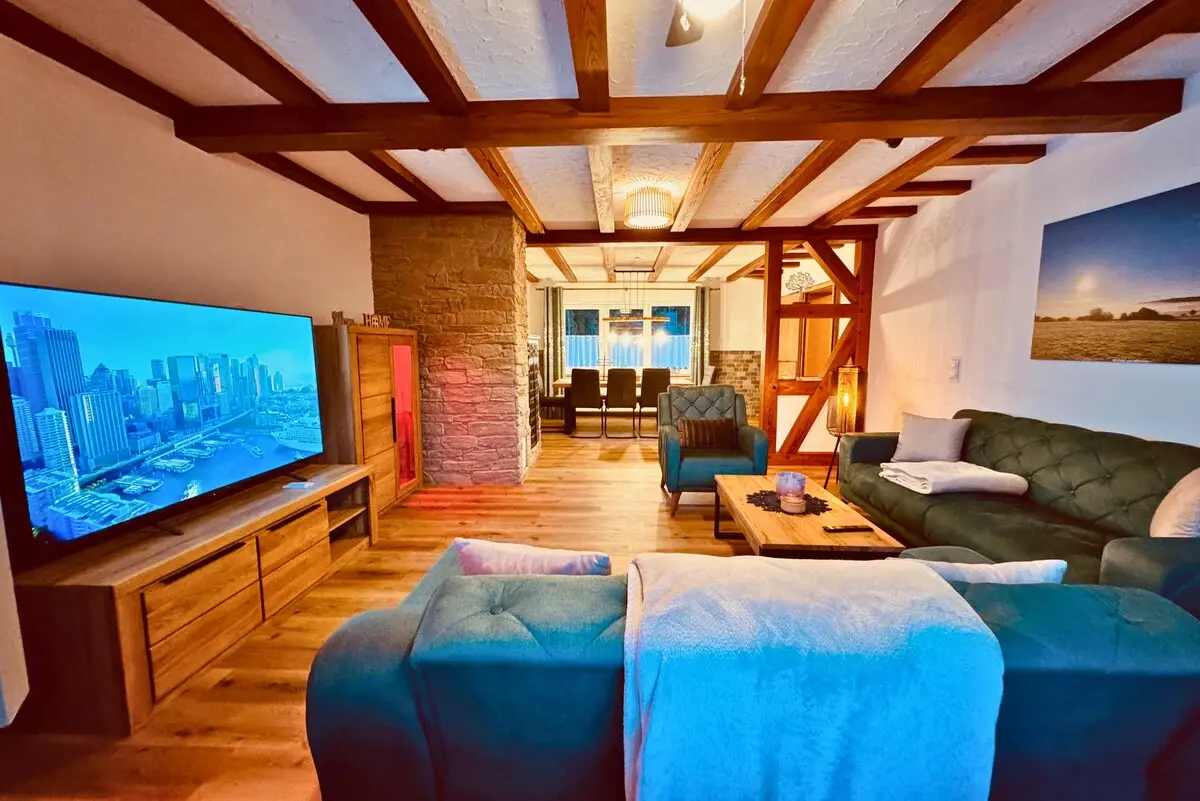 Home Wohnzimmer 1 – Ferienhaus Taufstein in Herbstein im Vogelsberg – Foto 2