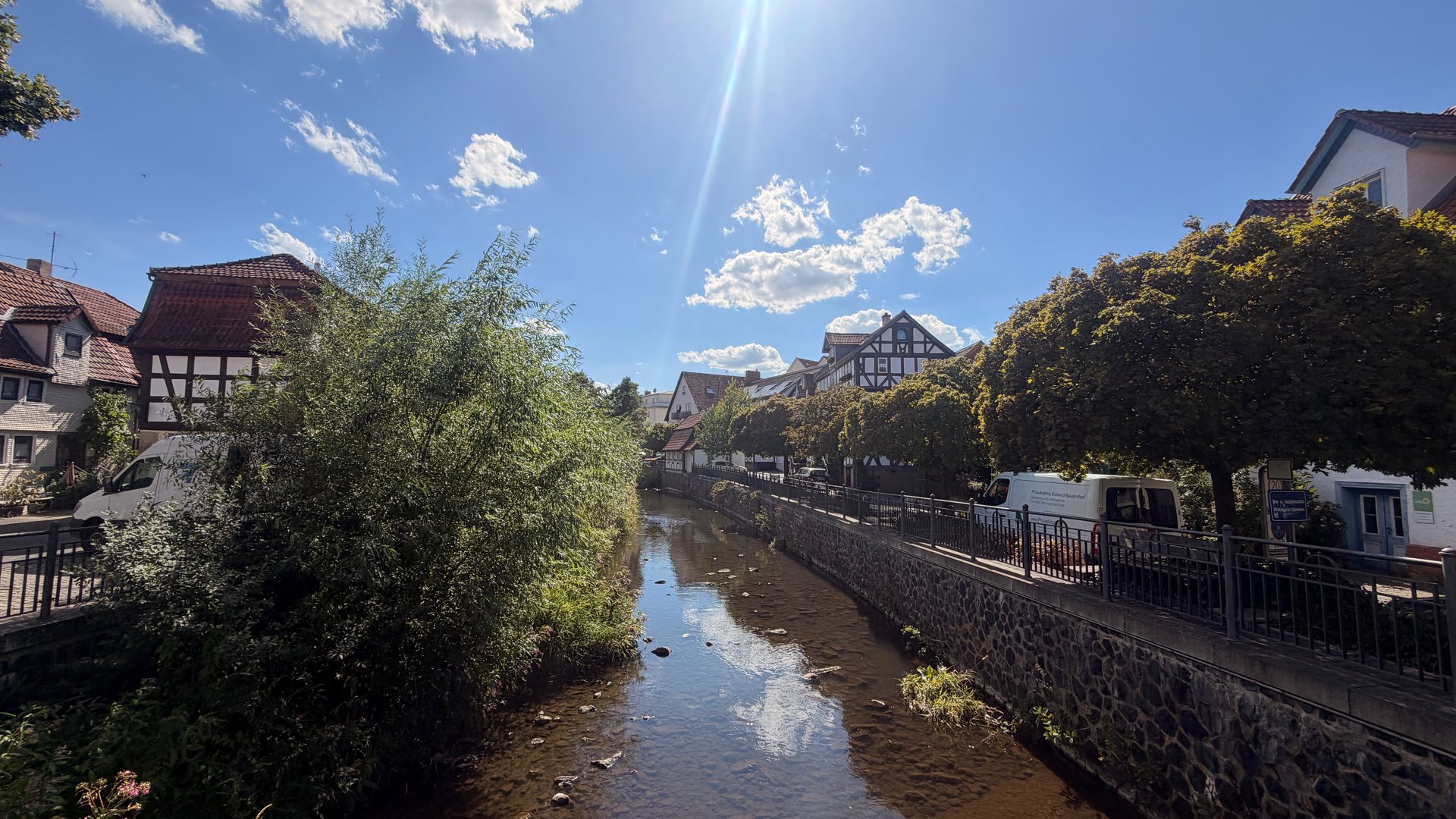 Lauterbach an der Lauter mit Fachwerkhäusern